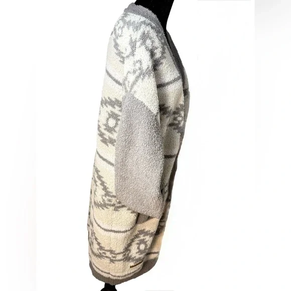 Simply Southern XXL Long Line Cardigan Southwestern Geometric Duster Soft Fuzzy - Picture 5 of 14